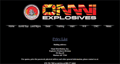 Desktop Screenshot of omniexplosives.com